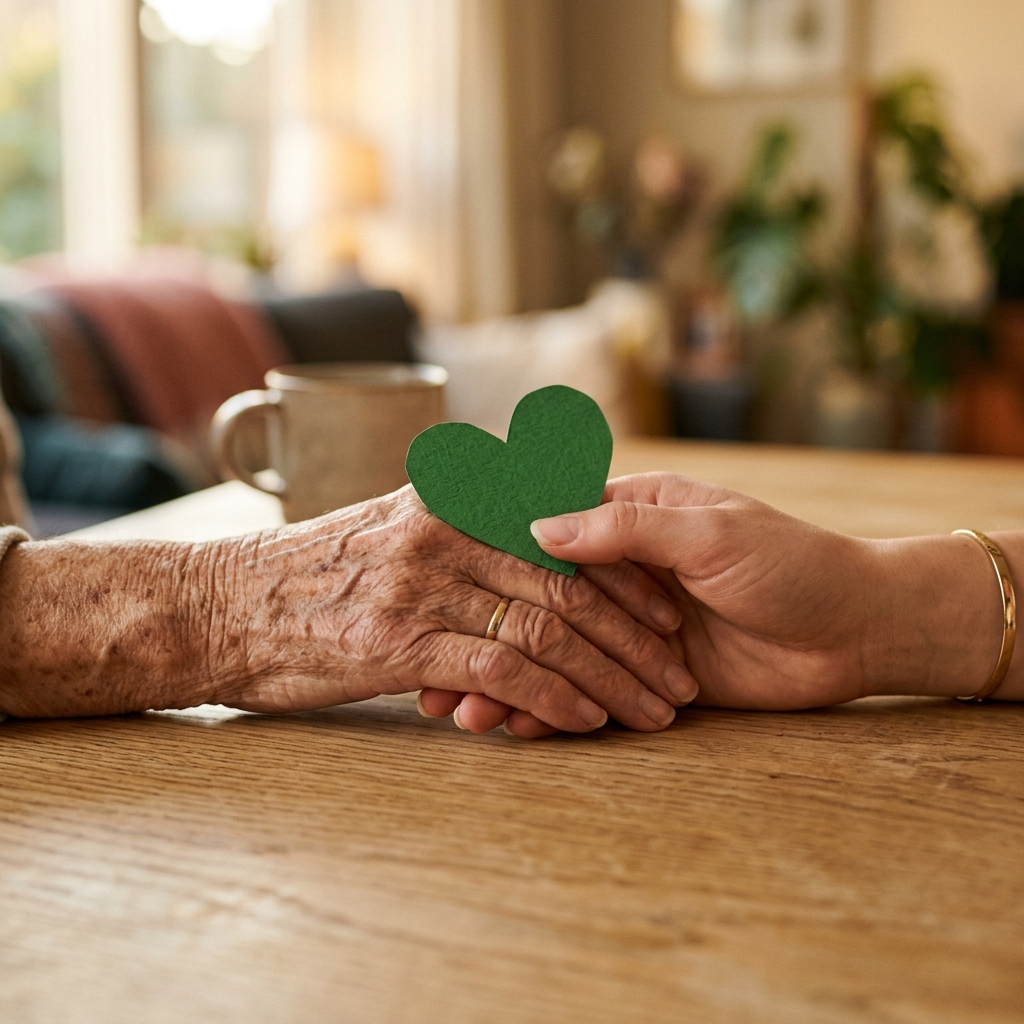 Due mani che si stringono in solidarietà