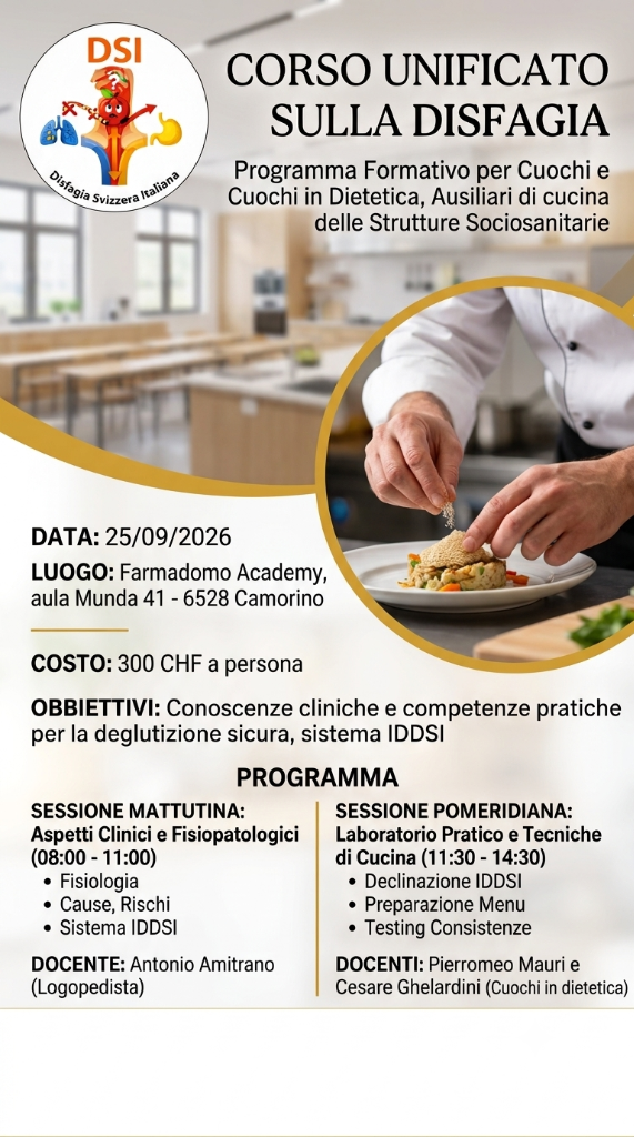 Corso Unificato sulla Disfagia locandina